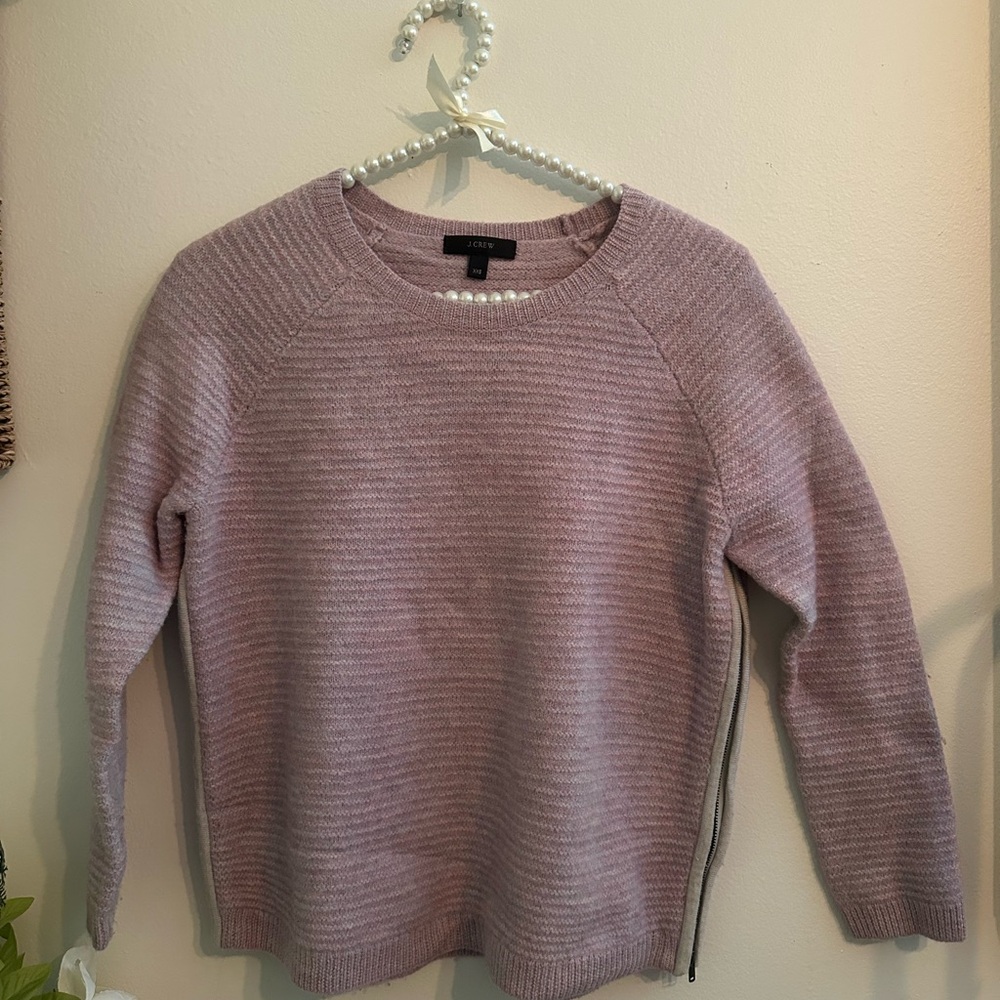 J. Crew Lilac Crew Neck Sweater